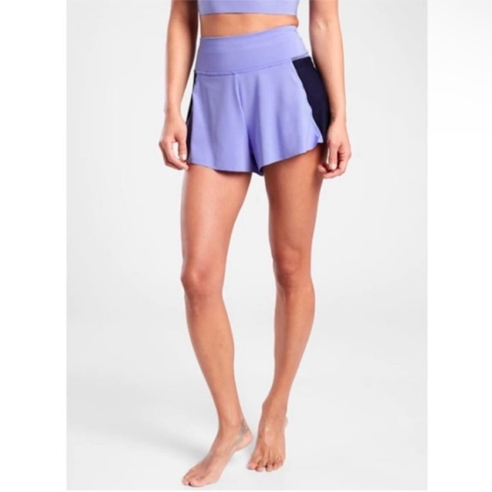 Athleta Periwinkle Cross Train Swim Short Size XS Vacation Swim Beach